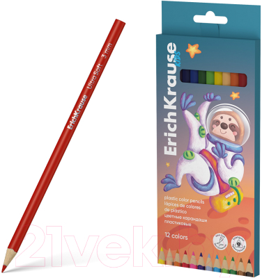 Набор цветных карандашей Erich Krause Kids Space Animals / 61782