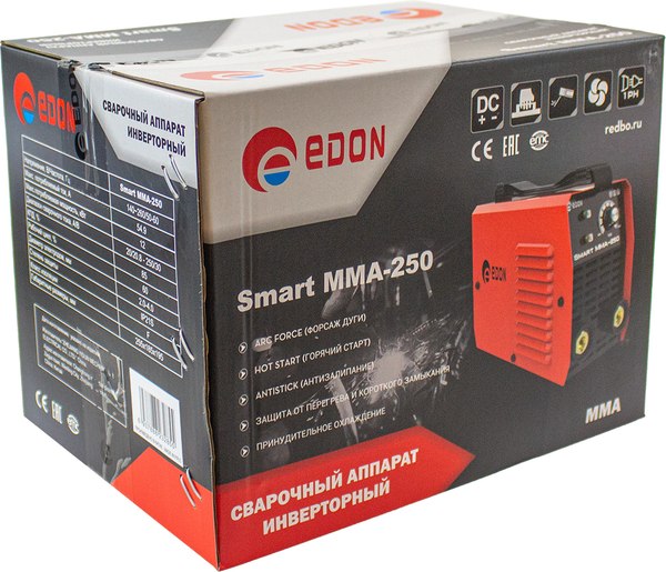 Инвертор сварочный Edon Smart MMA-250 / 27682