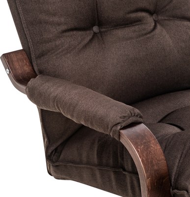 Кресло мягкое Импэкс Leset Оливер (орех текстура/Malmo 28)