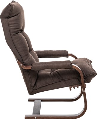 Кресло мягкое Импэкс Leset Оливер (орех текстура/Malmo 28)