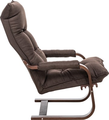 Кресло мягкое Импэкс Leset Оливер (орех текстура/Malmo 28)