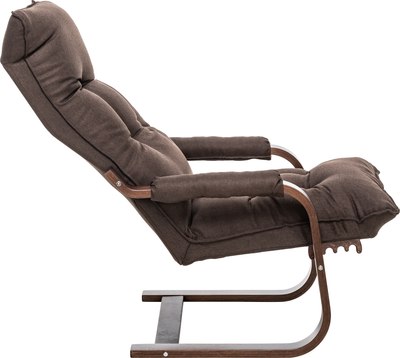 Кресло мягкое Импэкс Leset Оливер (орех текстура/Malmo 28)