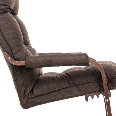 Кресло мягкое Импэкс Leset Оливер (орех текстура/Malmo 28)