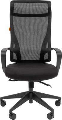 Кресло офисное Chairman CH577 (черный пластик/черный)