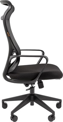 Кресло офисное Chairman CH577 (черный пластик/черный)