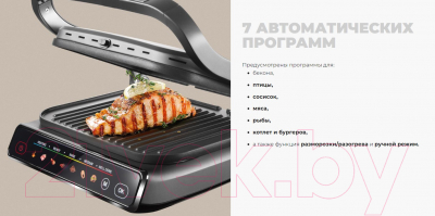 Электрогриль Redmond SteakMaster GM300 (серый/металл)