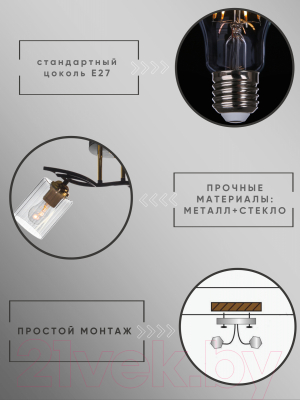 Потолочный светильник Aitin-Pro НПБ 02-2x60-101 / N6001/2
