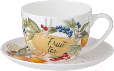 Чашка с блюдцем Lefard Fruit Basket / 104-995 - фото