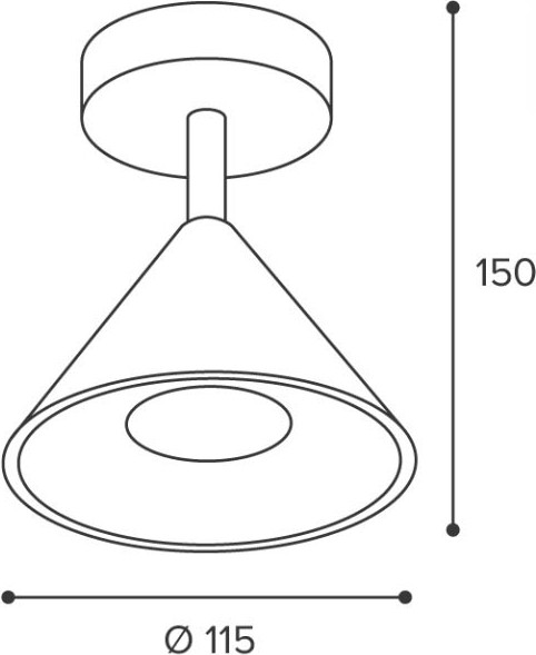 Спот Wolta WSL-GU10/S08G