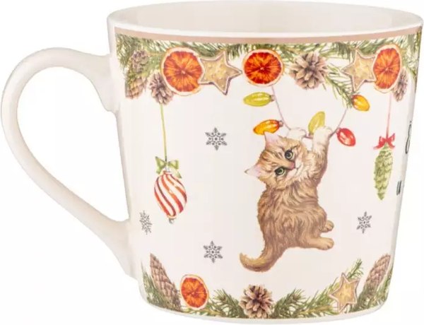 Кружка Lefard Елка,кот и Новый год / 260-994