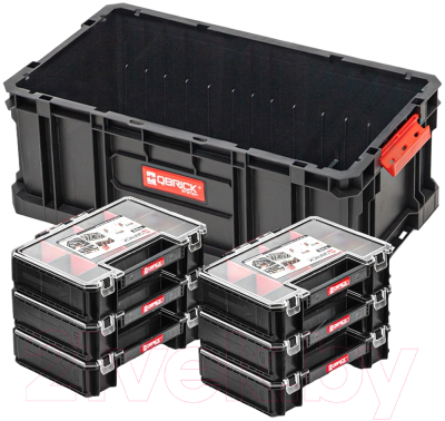 Набор ящиков для инструментов QBrick System Two Box 200 + 6 Two Organiser Multi / Z251613PG001 - фото