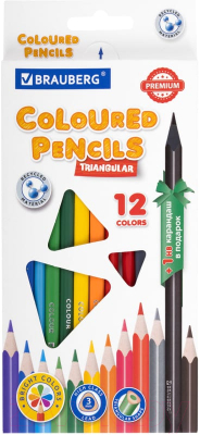 Набор цветных карандашей Brauberg 181936