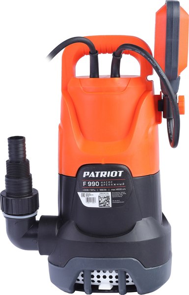 Дренажный насос PATRIOT F 990