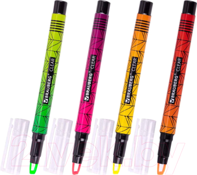Набор маркеров Brauberg С прозрачным наконечником / 152426