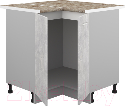 Шкаф-стол кухонный Кортекс-мебель Корнелия Лира НШУ угловой