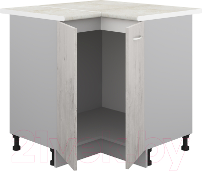 Шкаф-стол кухонный Кортекс-мебель Корнелия Лира НШУ угловой