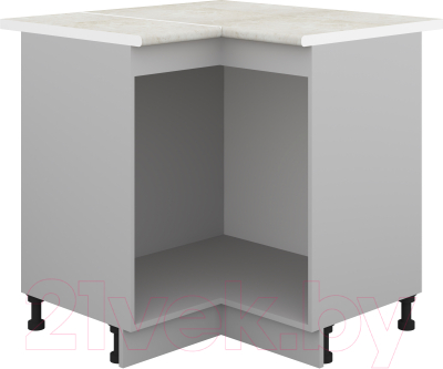 Шкаф-стол кухонный Кортекс-мебель Корнелия Лира НШУ угловой