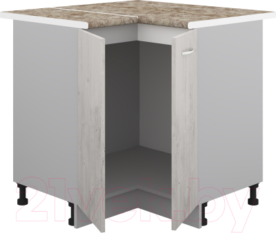 Шкаф-стол кухонный Кортекс-мебель Корнелия Лира НШУ угловой