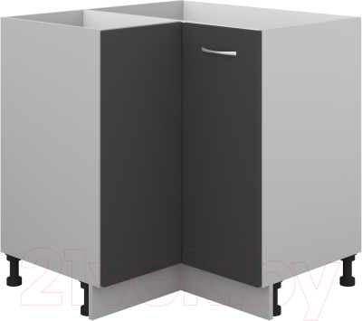 Шкаф-стол кухонный Кортекс-мебель Корнелия Лира НШУ угловой без столешницы - фото