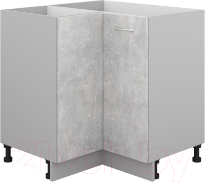 Шкаф-стол кухонный Кортекс-мебель Корнелия Лира НШУ угловой без столешницы - фото
