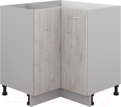Шкаф-стол кухонный Кортекс-мебель Корнелия Лира НШУ угловой без столешницы - фото