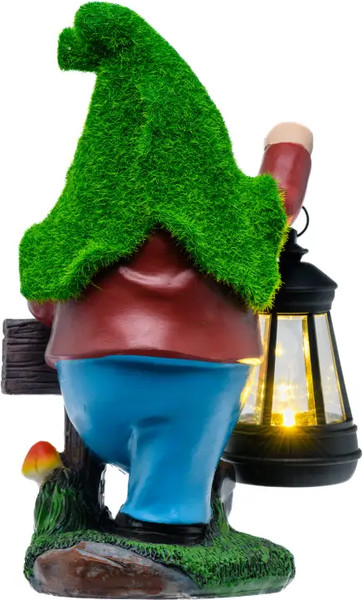 Садовая фигура-светильник Белбогемия Гном Welcome 30540596 / 107728