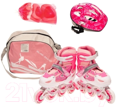 Роликовые коньки FAVORIT 106SET-L-PN 