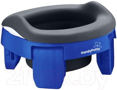 Дорожный горшок ROXY-KIDS HandyPotty / HP-255DBG - фото