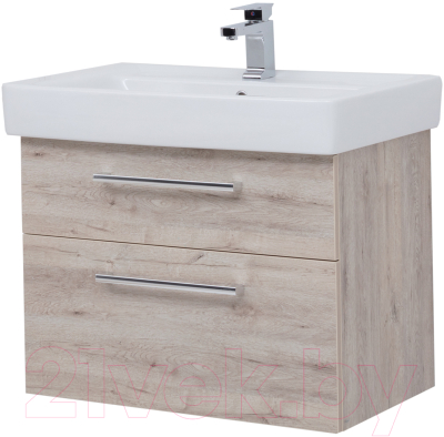 Тумба под умывальник Dreja Q Max / 77.0008D (дуб кантри) - фото