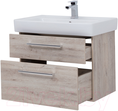 Тумба под умывальник Dreja Q Max / 77.0008D (дуб кантри)