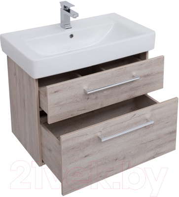 Тумба под умывальник Dreja Q Max / 77.0008D (дуб кантри)
