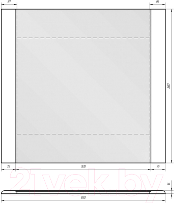 Зеркало Dreja Uni 85 / 99.9006
