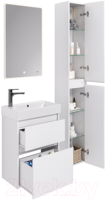 Шкаф-пенал для ванной Dreja Slim 30 / 99.0406