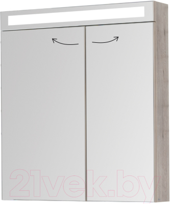 Шкаф с зеркалом для ванной Dreja Max 70 / 77.9008D