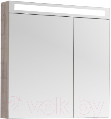 Шкаф с зеркалом для ванной Dreja Max 80 / 77.9010D - фото