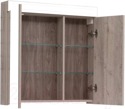 Шкаф с зеркалом для ванной Dreja Max 80 / 77.9010D