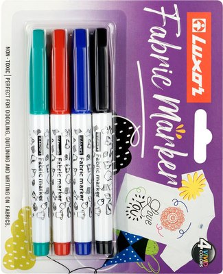 Набор маркеров Luxor Fabric / 33300/4 BC - фото