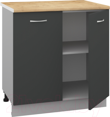Шкаф-стол кухонный Кортекс-мебель Корнелия Лира НШ80р