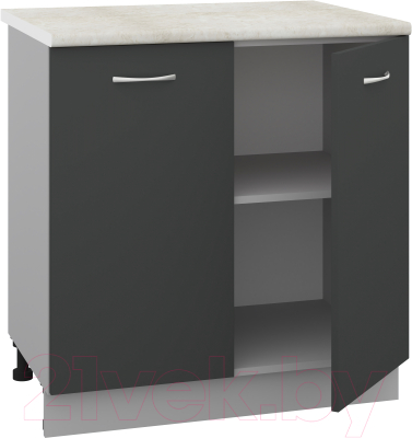 Шкаф-стол кухонный Кортекс-мебель Корнелия Лира НШ80р