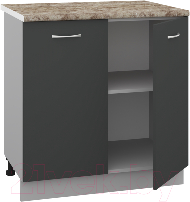 Шкаф-стол кухонный Кортекс-мебель Корнелия Лира НШ80р