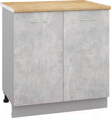 Шкаф-стол кухонный Кортекс-мебель Корнелия Лира НШ80р - фото