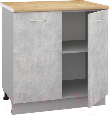 Шкаф-стол кухонный Кортекс-мебель Корнелия Лира НШ80р