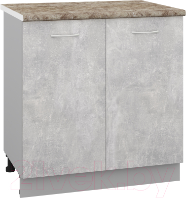 Шкаф-стол кухонный Кортекс-мебель Корнелия Лира НШ80р - фото