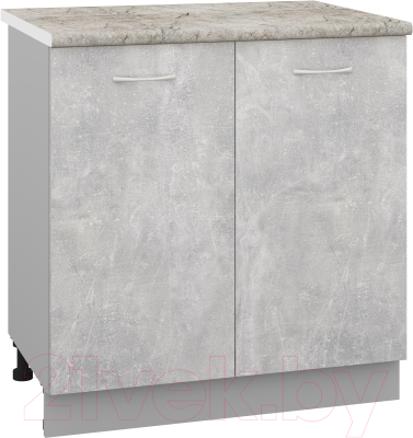 Шкаф-стол кухонный Кортекс-мебель Корнелия Лира НШ80р - фото