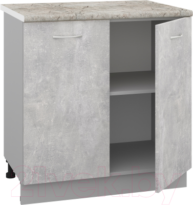 Шкаф-стол кухонный Кортекс-мебель Корнелия Лира НШ80р