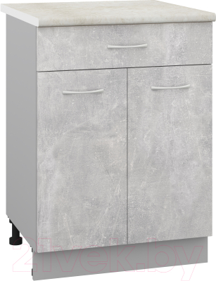 Шкаф-стол кухонный Кортекс-мебель Корнелия Лира НШ60р1ш - фото