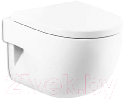 Унитаз подвесной Roca Meridian-N 7346248000 + ZRU9307606 - фото