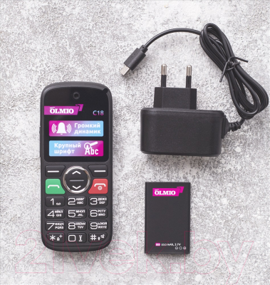 Мобильный телефон Olmio C18 / 043769