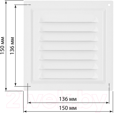 Решетка вентиляционная TDM SQ1807-0701