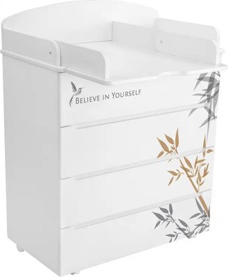 Комод пеленальный INDIGO Green Line с узким пеленальным столиком